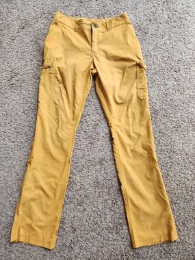 North Face Womens Mustard Hiking Pants - Casual Straight Fit